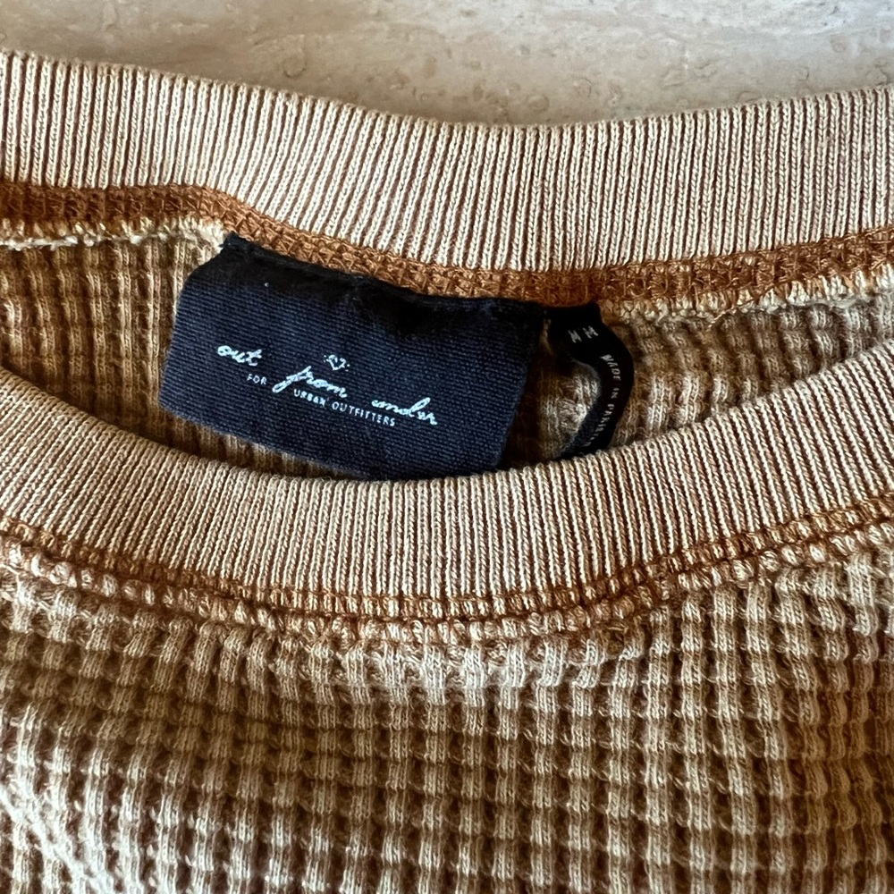 UO Waffle Crew Neck - Picture 3 of 6